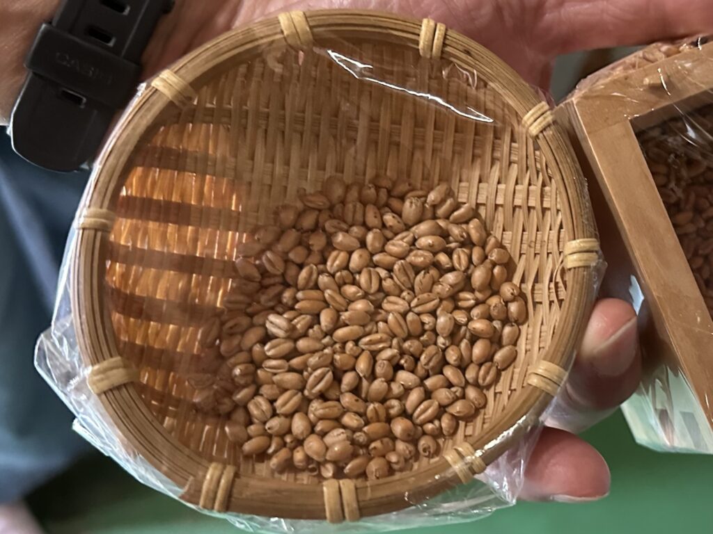 原麦付きの小麦